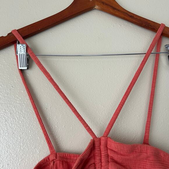 Pilcro Orange Halter Neck Tank Top Size Small - Picture 4 of 8